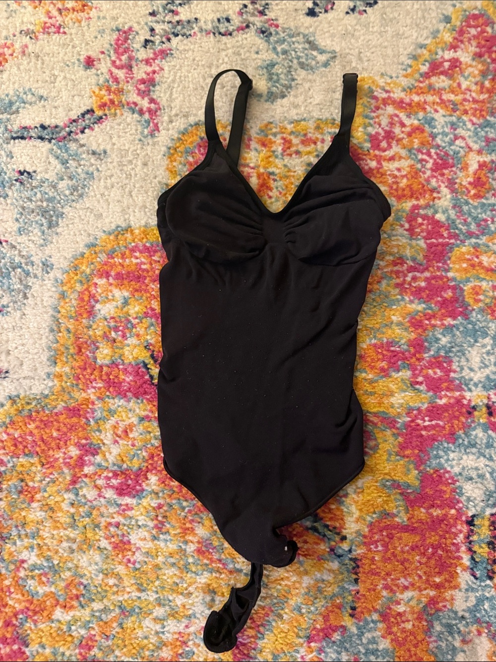 SKIMS Sculpting Thong Bodysuit | Onyx